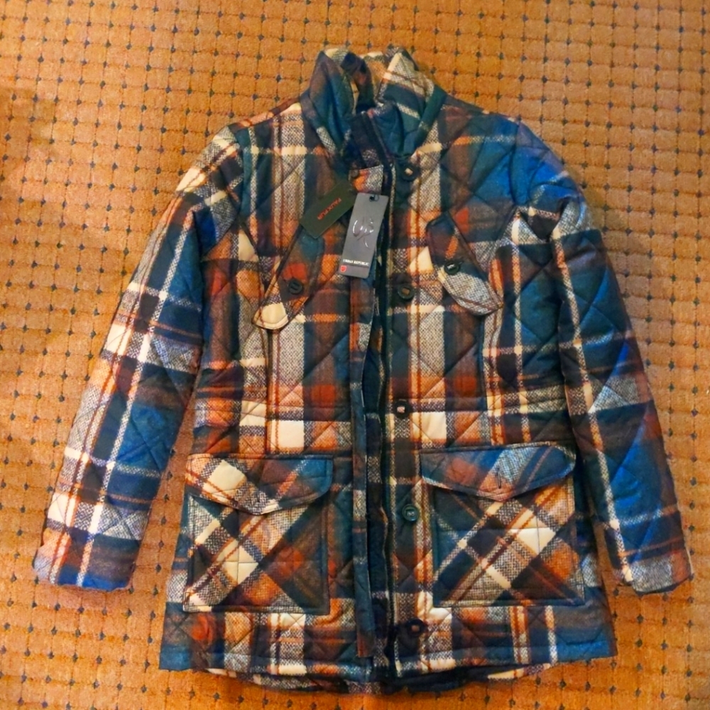 Women's plaid coat
